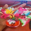 100 Packs Bulk Halloween Pumpkin Spider Ghost Bat Fidget Mini Pop for Kids Party Favors and Classroom Students Gifts view 3