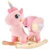 FUNLIO Unicorn Baby Rocking Horse, Pink Fairy Unicorn Rocking Horse for Toddlers 6 Months to 3 Years, Stuffed Ride-on Animal Rocker, Easy to Assemble, CPC & CE Certified view 1