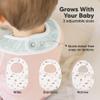 8-Pack Organic Baby Bibs for Boys, Girls - Soft Cotton Drooling and Teething Bibs for Baby Girl & Boy, Extra Absorbent, Easy To Clean & Put On for Toddler, Newborn, Infant 0-24 Months (Wilderness) view 4