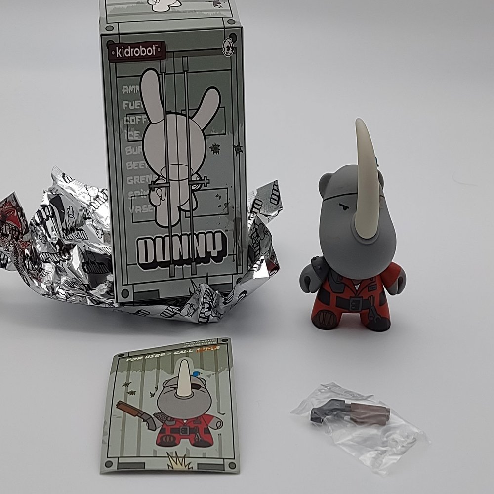Kidrobot Post Apocalypse Dunny Xam Dam Hicks Kaneda Variant 3" Vinyl Figure Mini Series Huck Gee