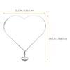 GANAZONO Heart Balloon Stand 59 Inch Diy Heart-Shaped Balloon Arch Frame for Wedding Birthday Proposal and Party Decorations view 2