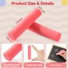 Fulmoon 40 Pcs Jumbo Sidewalk Chalk Outdoor Art Non Toxic Large Washable Street Chalk for Adults Drawing Painting(Red) view 2