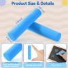 Fulmoon 40 Pcs Jumbo Sidewalk Chalk Outdoor Art Non Toxic Large Washable Street Chalk for Adults Drawing Painting(Blue) view 2