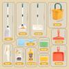 Jenilily Detachable Kids Cleaning Toy Set - Broom, Mop, Dustpan, Brush, Rag Play, Housekeeping Kit, STEM Really Clean Toys Gift for Girls & Boys view 2