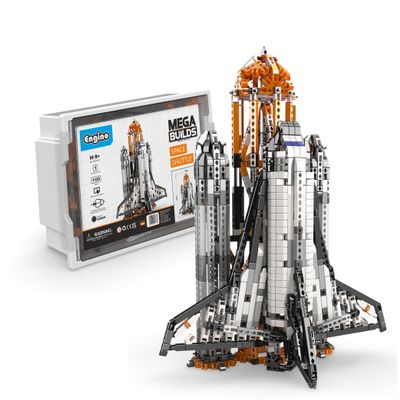 Engino MEGA Builds, Challenger Space Shuttle, Building Toys for Kids 9+, Construction Set, STEM Toys, Engineering Kit, STEM Kit, Creative Fun, Gift for Boys & Girls