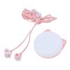 ibasenice Pink Cartoon Headphones for Kids Kitten Claw Earphones with Storage Case 3.5mm Jack view 1