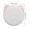 ibasenice Pink Cartoon Headphones for Kids Kitten Claw Earphones with Storage Case 3.5mm Jack view 2