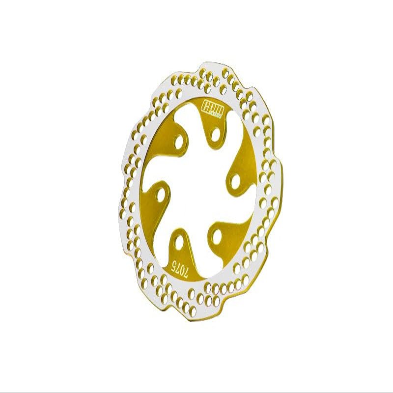 Aluminum 7075-T6 Rear Brake Disk for LOSI 1:4 Promoto-MX Motorcycle Dirt Bike RTR LOS06000 LOS06002 Upgrade Parts - Gold