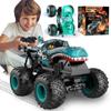 Gohero Monster Truck Toys, 2.4Ghz Remote Control Monster Trucks for Boys Age 4-7, 1:20 Dinosaur Toys with Light & Music,RC Truck with Stunt, 360 Spin, Walk Upright& Drift, Dinosaur Toy for Kids 3-5. view 1