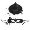 Witch Hat and Mask Set Costume Witches Hats Wizard Hat with Skeleton Skull Hand Spider for Christmas Halloween view 1