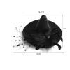 Witch Hat and Mask Set Costume Witches Hats Wizard Hat with Skeleton Skull Hand Spider for Christmas Halloween view 4