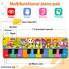 Kids Musical Piano Mats with 25 Music Sounds, Musical Toys Baby Floor Piano Keyboard Mat Carpet Animal Blanket Touch Playmat Early Education Toys for 1 2 3 4 5 6+ Years Old Girls Boys Toddlers view 2