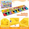 Kids Musical Piano Mats with 25 Music Sounds, Musical Toys Baby Floor Piano Keyboard Mat Carpet Animal Blanket Touch Playmat Early Education Toys for 1 2 3 4 5 6+ Years Old Girls Boys Toddlers view 3