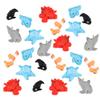 24 Pack Micro Sea Animal Toys, Sea Creatures Toys for Kids, Small Ocean Animals Toys, Fun Stuffed Animal Party Favors, Goody Bags, Classroom Treasure Box Prizes, Stocking Stuffers (24) view 1