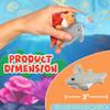 24 Pack Micro Sea Animal Toys, Sea Creatures Toys for Kids, Small Ocean Animals Toys, Fun Stuffed Animal Party Favors, Goody Bags, Classroom Treasure Box Prizes, Stocking Stuffers (24) view 3
