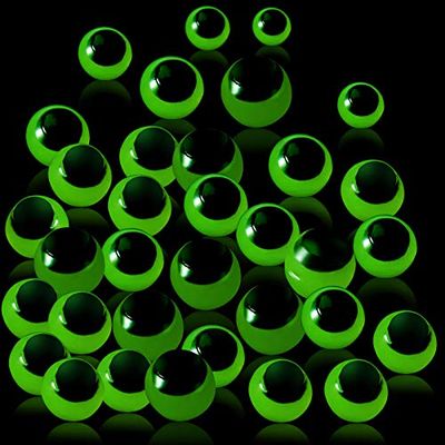 200 Pieces Halloween Sticky Eyeballs Glow in The Dark Eyeballs Toy Sticky Luminous for Halloween Party Favors Fake Eye Balls Goody Bag Fillers Terror Props Supplies