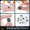 200 Pieces Halloween Sticky Eyeballs Glow in The Dark Eyeballs Toy Sticky Luminous for Halloween Party Favors Fake Eye Balls Goody Bag Fillers Terror Props Supplies view 3