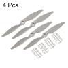 MECCANIXITY 10x5 Propeller RC Propellers 2 Vane Blades Props Grey with Adapter Rings for Electric Airplane Aircraft, Pack of 4 view 3