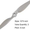 MECCANIXITY 10x5 Propeller RC Propellers 2 Vane Blades Props Grey with Adapter Rings for Electric Airplane Aircraft, Pack of 4 view 4