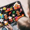 INFUNLY DIY Felt Christmas Set with 61PCS Christmas Time Fun Felt Figures for Flannel Board Stories Felt Christmas Craft Kits Decoration for Xmas Gifts New Year Party Supplies Portable Felt Set view 2