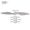 MECCANIXITY 13x6.5 Propeller RC Propellers 2 Vane Blades Props Grey with Adapter Rings for Electric Airplane Aircraft, Pack of 4 view 2