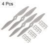 MECCANIXITY 13x6.5 Propeller RC Propellers 2 Vane Blades Props Grey with Adapter Rings for Electric Airplane Aircraft, Pack of 4 view 3