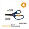 Fiskars Designer Non-stick Blunt-tip 5" Kids Scissors, Bright Pixels view 2