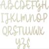 Nursery Baby Decor 6 Inch R Wall Hanging MDF Cutout, Bright Candyen Wooden Letter Unfinished Craft, Paintable DIY Kids Learning Letters view 2