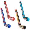 35" Inflatable Hockey Sticks (4 Designs) Splash it! Thwack! Hat Trick. Pow! Power Play Smack! Face Off! Whack! Colorful. Vinyl. Great Party Favor (12 Pack - Random 4 Designs) view 1