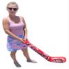 35" Inflatable Hockey Sticks (4 Designs) Splash it! Thwack! Hat Trick. Pow! Power Play Smack! Face Off! Whack! Colorful. Vinyl. Great Party Favor (12 Pack - Random 4 Designs) view 3