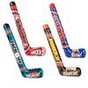 35" Inflatable Hockey Sticks (4 Designs) Splash it! Thwack! Hat Trick. Pow! Power Play Smack! Face Off! Whack! Colorful. Vinyl. Great Party Favor (24 Pack - 4 Designs) view 1