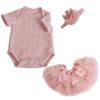 EKOKIZ Reborn Baby Dolls Clothes Girl Pink Baby Clothes for Dolls 17-20 Inches Doll Outfits and Accessories for Realistic Newborn Girl view 1
