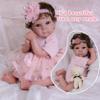 EKOKIZ Reborn Baby Dolls Clothes Girl Pink Baby Clothes for Dolls 17-20 Inches Doll Outfits and Accessories for Realistic Newborn Girl view 3