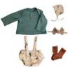 EKOKIZ Reborn Baby Dolls Clothes Girl Fashion Doll Clothes 17-20 Inches Baby Alive Outfits Accessories for Real Life Newborn Girl view 1