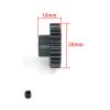 KUSTAT Pinion Gear 3.17mm Shaft Motor Spur Gear 19 Teeth Metal Motor Gear Pinion Gear for 144010 124016 124017 Brushless Electric Car Spare Parts bore Shaft view 3