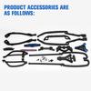 QingLeng Nylon Roll Cage Body Chassis Protect Keel Frame Kit for Traxxas 1/5 X-MAXX XMAXX X MAXX 8S 6S 77076 77086 view 2