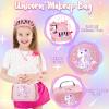 Pretend Makeup for Toddlers, Kids Pretend Makeup Kit for Girls Fake Makeup Toys with Cosmetic Bag, Play Makeup for Little Girls Age 3 4 5 6 7 Christmas Birthday Gifts Toys (Fake Makeup) view 3