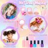 Pretend Makeup for Toddlers, Kids Pretend Makeup Kit for Girls Fake Makeup Toys with Cosmetic Bag, Play Makeup for Little Girls Age 3 4 5 6 7 Christmas Birthday Gifts Toys (Fake Makeup) view 4
