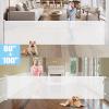 80" Extra Wide Retractable Baby/Dog Gate and 100" Extra Wide Retractable Baby/Dog Gate (White) view 1