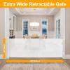 80" Extra Wide Retractable Baby/Dog Gate and 100" Extra Wide Retractable Baby/Dog Gate (White) view 2