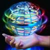 SVJJ 2025 Flying Orb Ball Toy - Hand Controlled Hover Boomerang with RGB Lights, Cosmic Globe Fidget Spinner Mini Drone, Safe Indoor Outdoor Gift for 6+ Boys Girls Teens (Blue) view 1