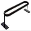 RACOFSB Fingerboard Obstacles Pro Solid Metal Rail for Finger Skateboard view 1