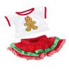 Gingerbread Girl Outfit for 1418 Inch Plush Animals Clothes Holiday Dress Up Costume Fits Stuffed Animals and Teddy Bears view 2