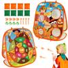 Fall Thanksgiving Bean Bag Toss Games for Kids, Fall Festival Party Games Outdoor Indoor Turkey Dart Board for Kids Carnival Games Toys Thanksgiving Party Favors for Boys Girls Family Yard Games view 1