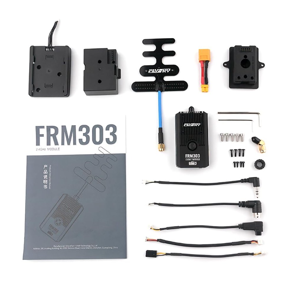 FEICHAO Flysky FRM303 24G 18CH AFHDS3 RF Module Output PPM S.Bus Signal for FS-ST8 FTr8B Receiver (Full Version)
