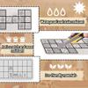 Ancient Board Game of UR & Senet - 1 Board + 8 Wooden Dice + 14 Wooden Pieces + 2 Game Instructions view 4