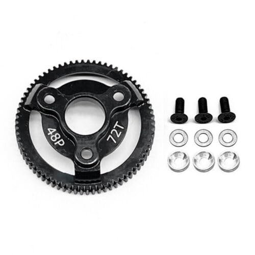 48p Steel 72t 76t 83t 86t 90t Spur Gear for Traxxas Slash 2wd LCG Drag F-150 SVT (72T)