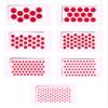 Ashirwad Maroon & Red Bindi Stickers Size 3.0 mm to 1.2 cm Available in Different Sizes One Size Packed in one Box Each 5 pcs and 10 pcs | AE000181-17 (Red, 5.00 mm 5 pcs) view 2