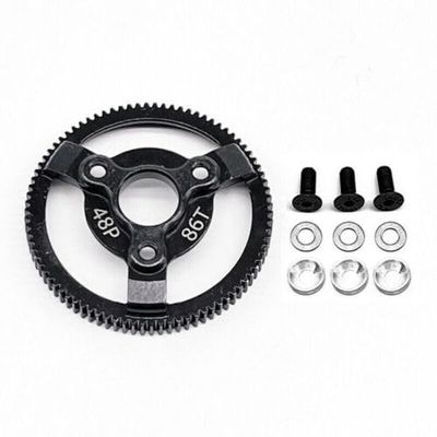 48p Steel 72t 76t 83t 86t 90t Spur Gear for Traxxas Slash 2wd LCG Drag F-150 SVT (86T)
