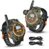 Rechargeable Walkie Talkies for Kids, Two-Way Radio Walky Talky with Flashlight Children Long Range, 2 Pack Interphone Toy for Kids Age 6-12 Outdoor Game for Kid Ages 4-8 Gifts for Boy view 1